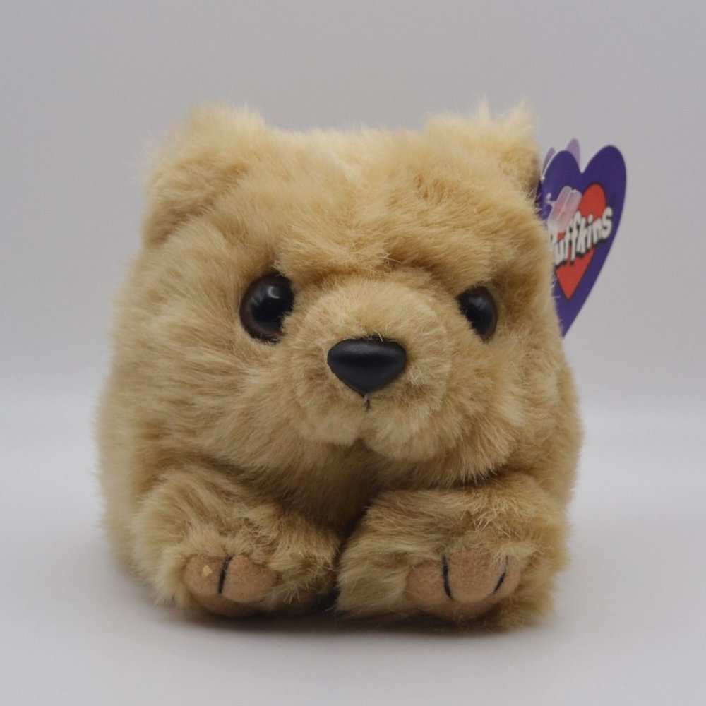 Honey the Tan Bear Puffkins by Swibco Style 6602 Bean Bag Plush